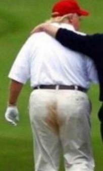 tiny fingered cheeto-faced ferret-wearing shitgibbon pissed diarrhea out his ass